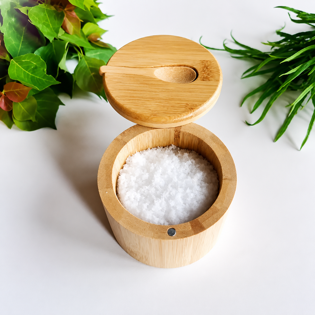 Bamboo Salt & Spice Cellar Set