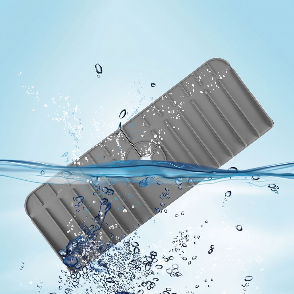 Silicone Sink Splash Guard & Drying Mat