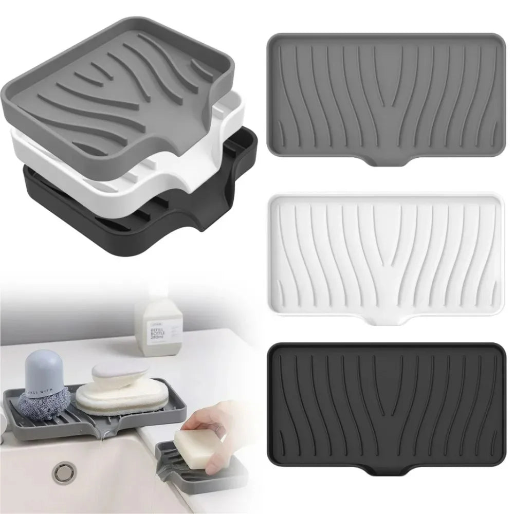 Silicone Draining Soap Tray