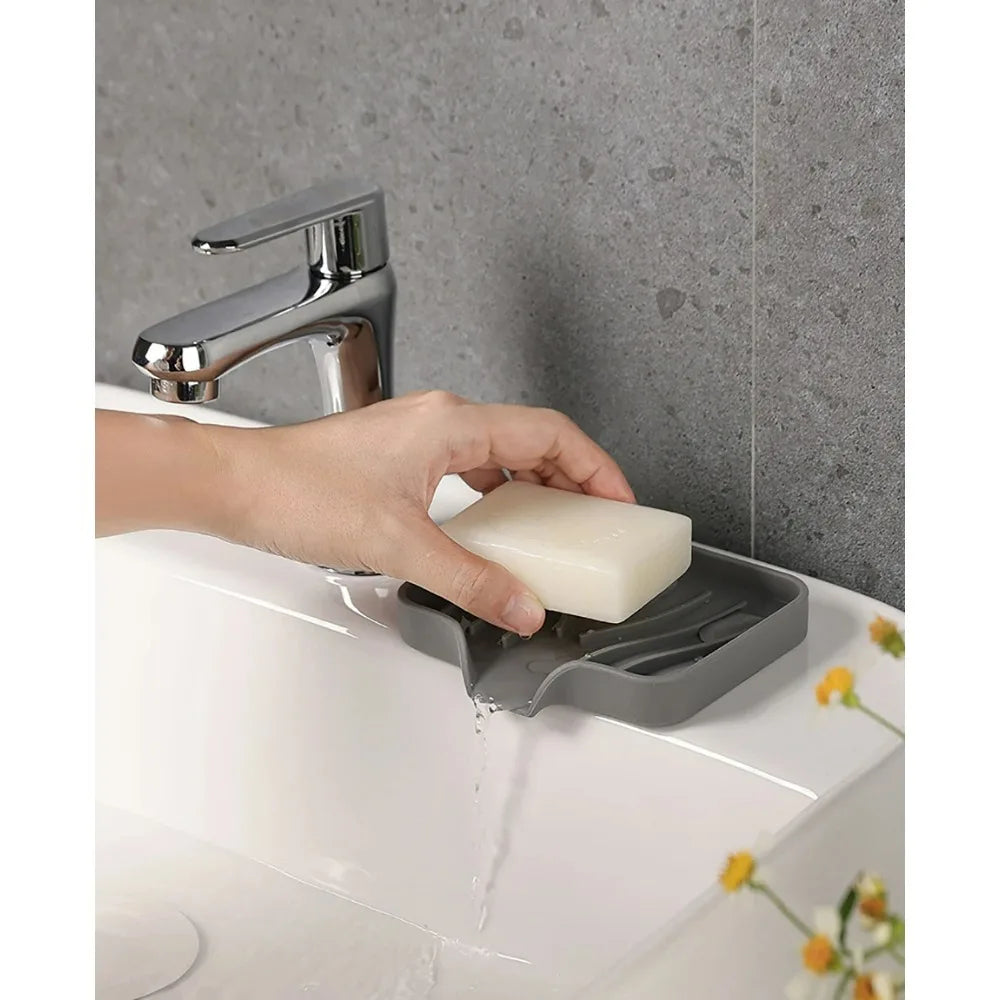 Silicone Draining Soap Tray