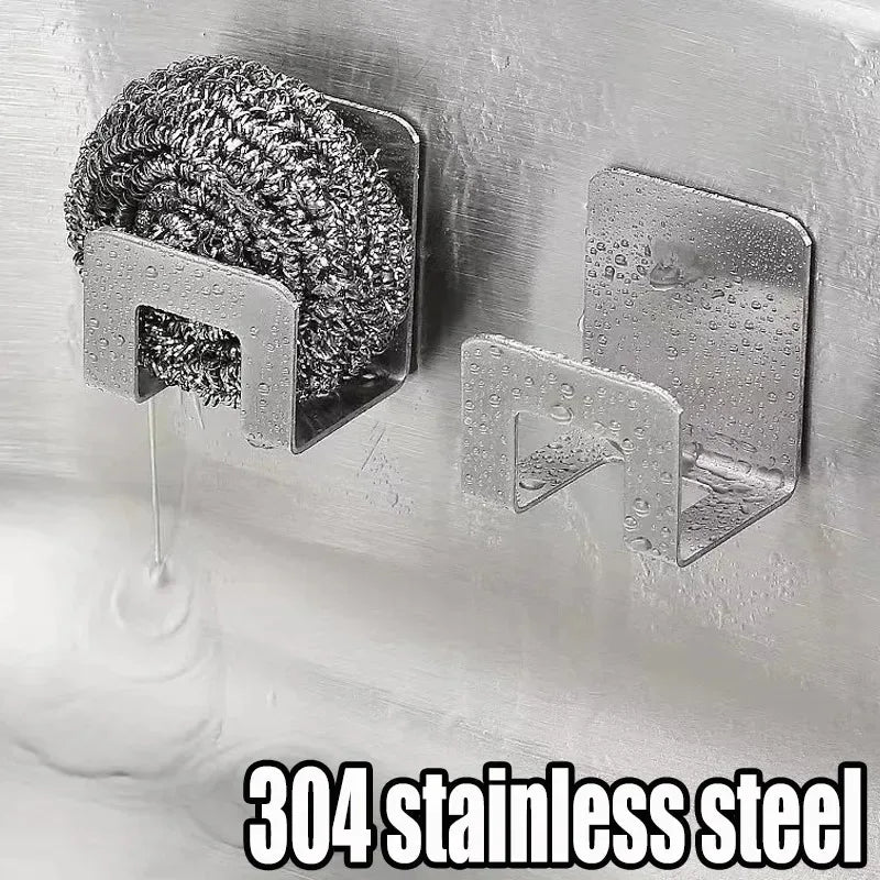 Adhesive Sink Sponge Holder Tray (2-Pack)