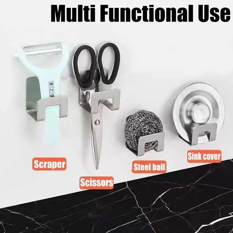 Adhesive Sink Sponge Holder Tray (2-Pack)