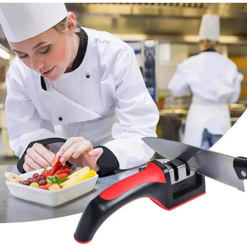 3-Stage Manual Knife Sharpener