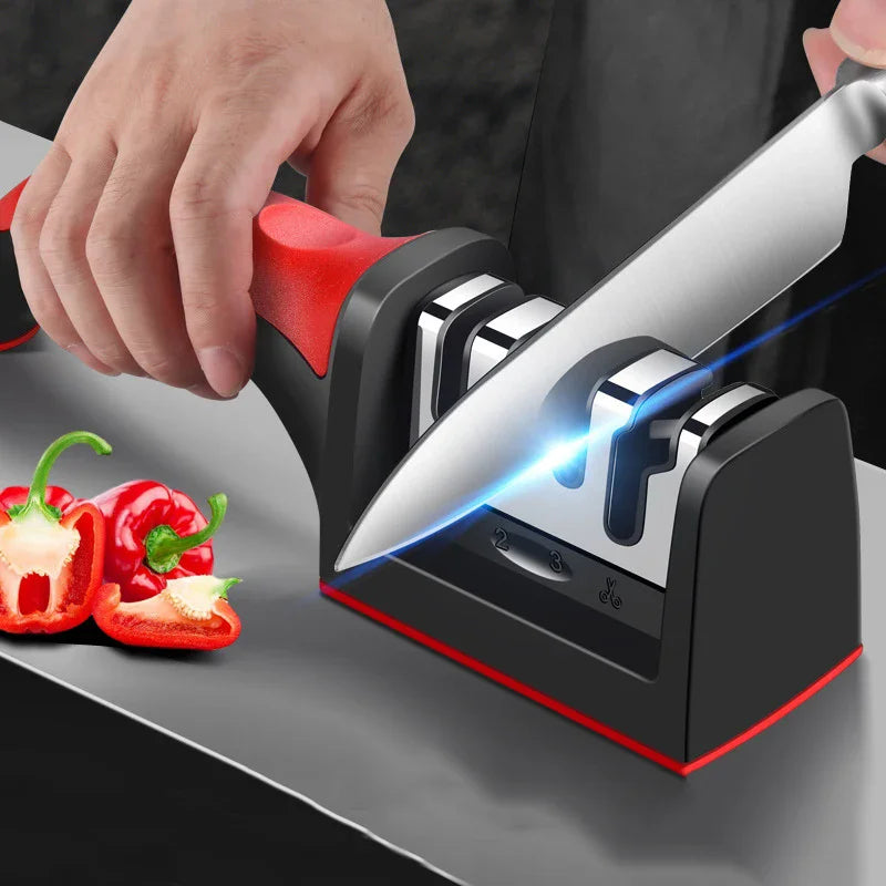 3-Stage Manual Knife Sharpener