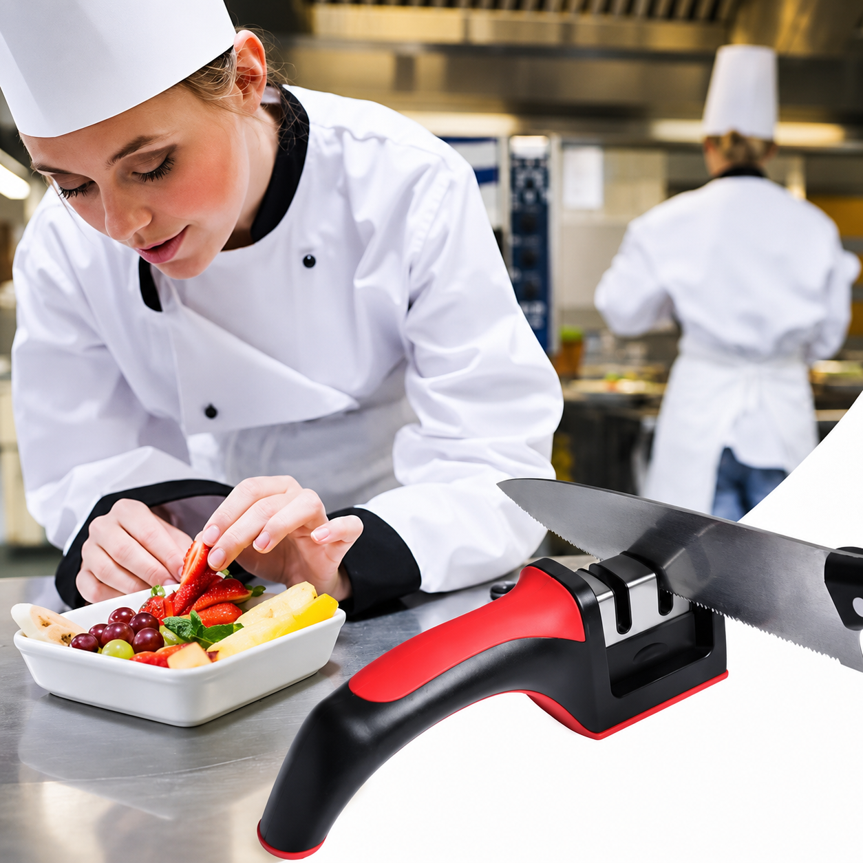 3-Stage Manual Knife Sharpener