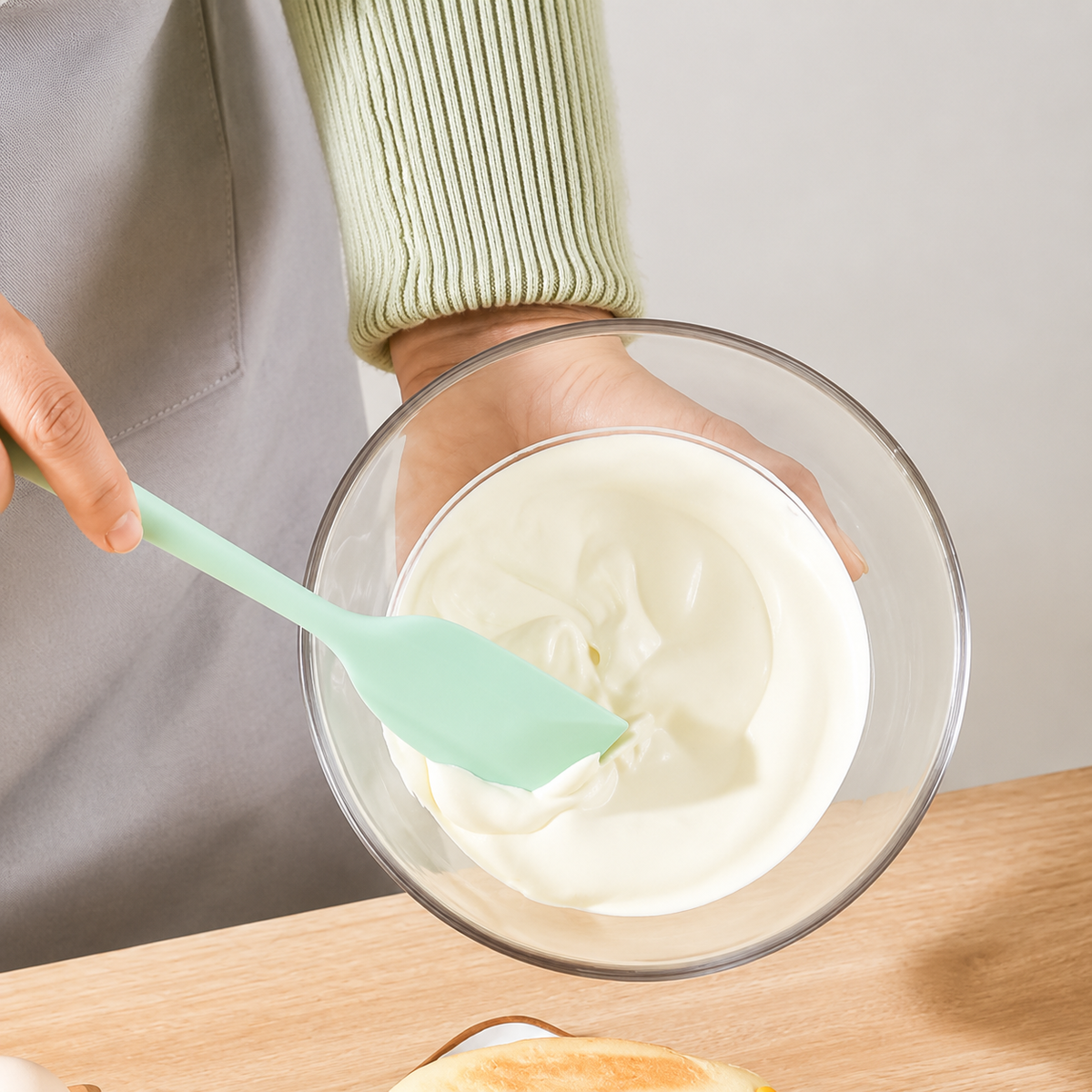 Heat-Resistant Silicone Baking Spatula