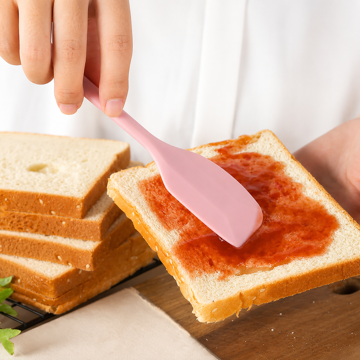 Heat-Resistant Silicone Baking Spatula