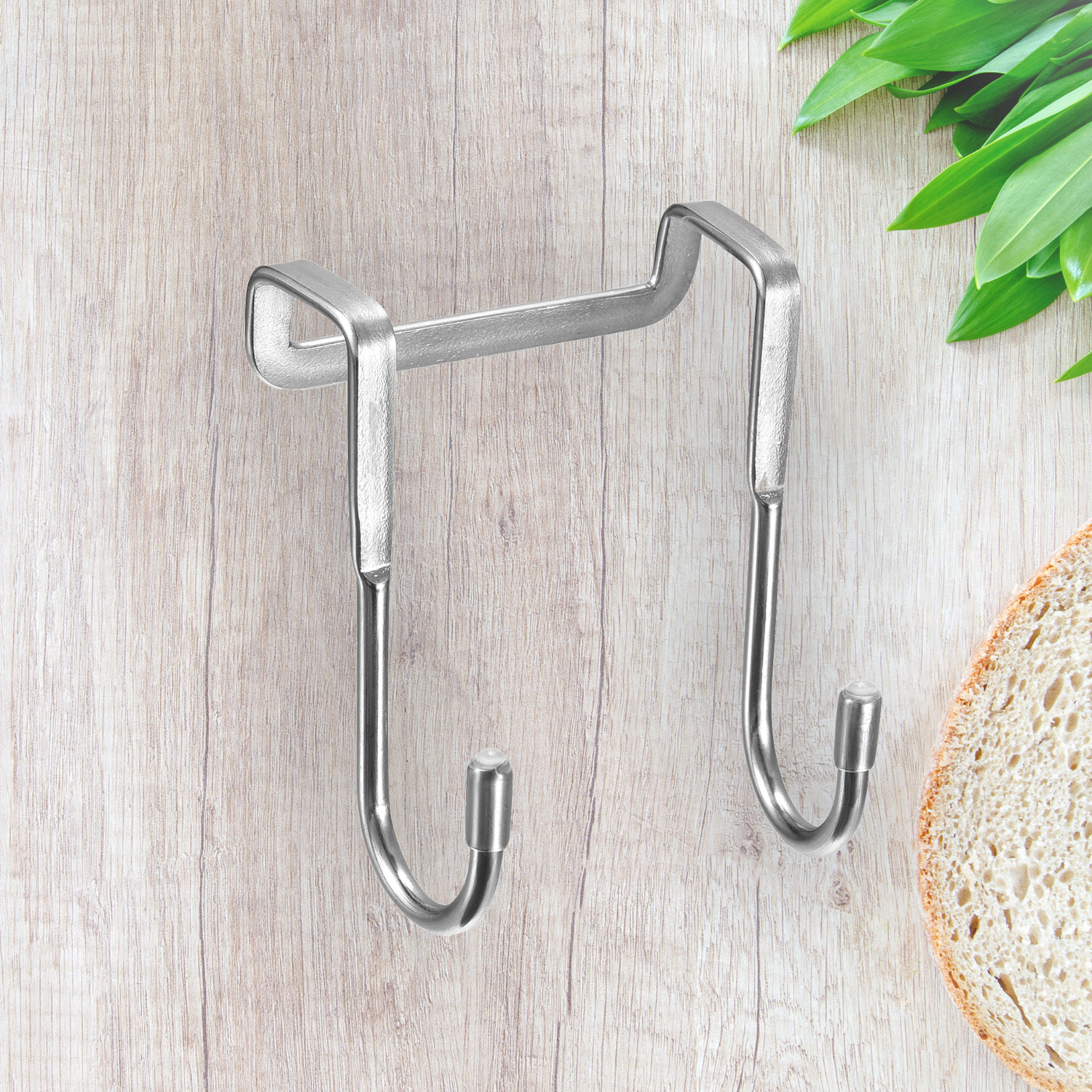 S-Shaped Over-Cabinet Hooks (Stainless Steel)
